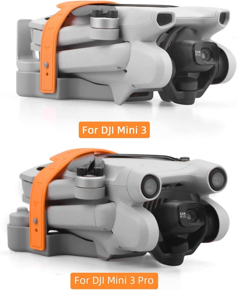 HeiyRC حامل مروحة Mini 3 / Mini 3 Pro، واقي حزام المروحة، مثبت لحماية استقرار ملحقات طائرة DJI Mini 3 Series (برتقالي) - Image 2